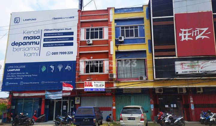 Ruko 3 Lantai di Jln. Gajah Mada , Bandar Lampung Dekat Rumah Sakit Dan Kampus 1