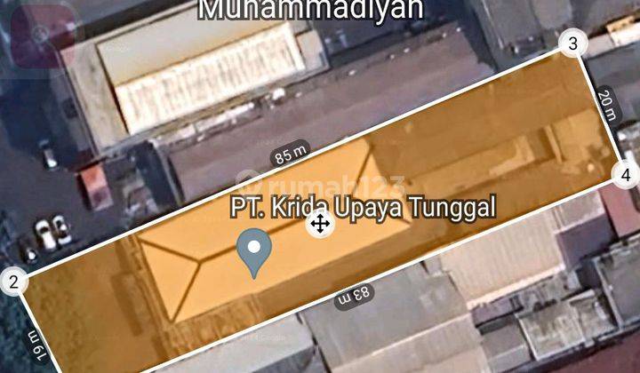 Tanah Komersial Strategis di Salemba Ls. 1548 m² HGB 1