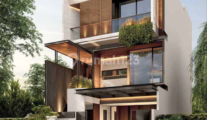 Rumah Brand New Citra 5 8x16m2 3 Lantai SHM Modern Minimalis Rare
