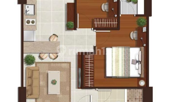 Apartemen Metro Park Residence Kedoya 53m2 2br Furnished Bagus Apartemen Metro Park Residence Kedoya 53m2 2br Furnished Bagus