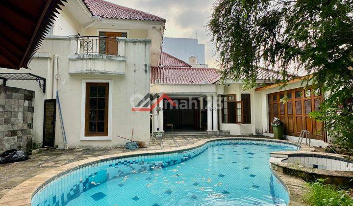 Rumah Lama Lokasi Premium Kebayoran Baru Dekat Ke Bisnis Sudirman 2