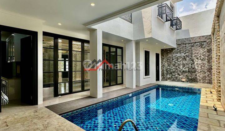 Rumah Baru Modern Classic Private Lift Strategis Kebayoran Baru 2