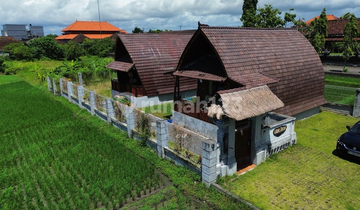 Beautiful Joglo House with Extensive Land, Sea, Rice Field, and Mountain Views