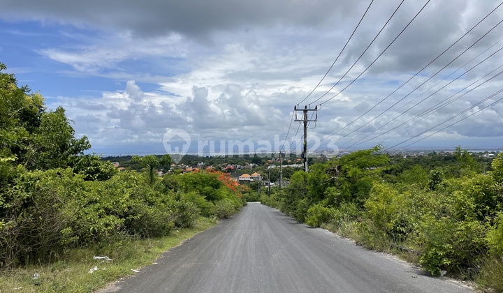 Tanah Murah Jimbaran Ocean View Lokasi Strategis Cocok Dibangun Villa Pribadi