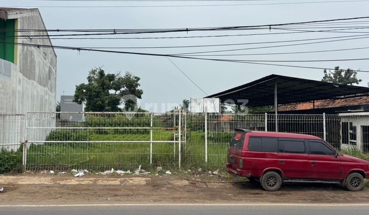 Tanah Komersial Siap Bangun Jalan Raya Kosambi Klari Karawang Timur