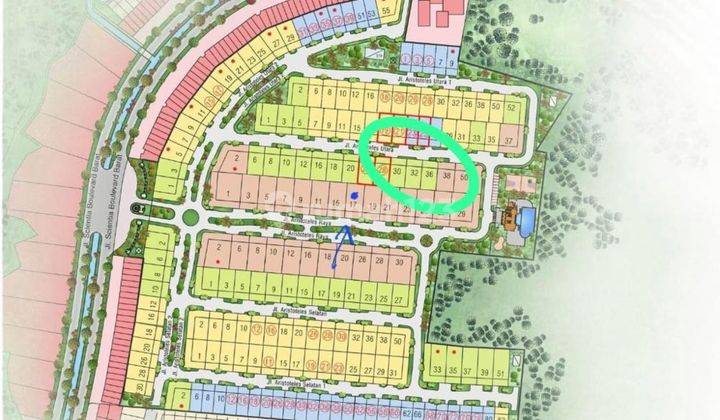 Dijual Cepat Tanah Kavling di Cluster Aristoteles Summarecon 2
