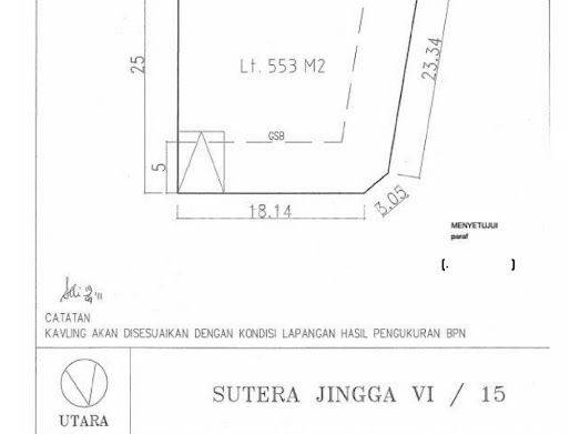 Dijual Tanah Kavling Hook Di Sutera Jingga Alam Sutera  1