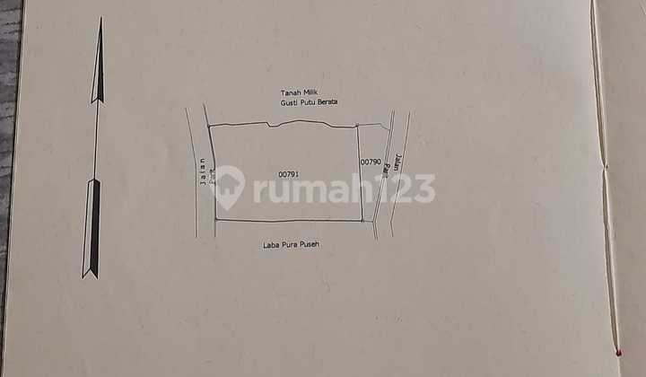 BUC Land by the Main Road with Rice Field and Mountain View in Pering Gianyar BUC Land by the Main Road with Rice Field and Mountain View in Pering Gianyar