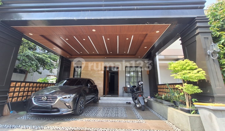 Rumah 3,5lt Mewah Furnished & Private Pool Di Harapan Indah, Etty