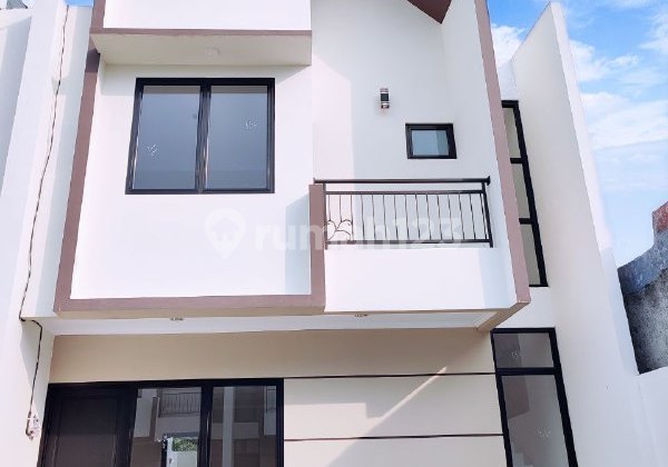 Rumah 2Lantai Baru Scandinavia di Pondok Benda Pamulang, Free Cicilan 6 bulan  1