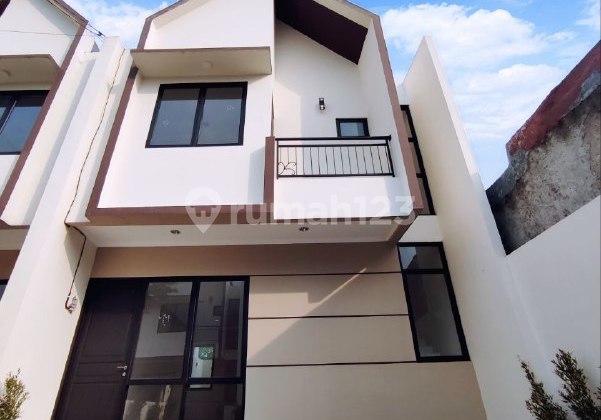 Rumah 2Lantai Baru Scandinavia di Pondok Benda Pamulang, Free Cicilan 6 bulan  2