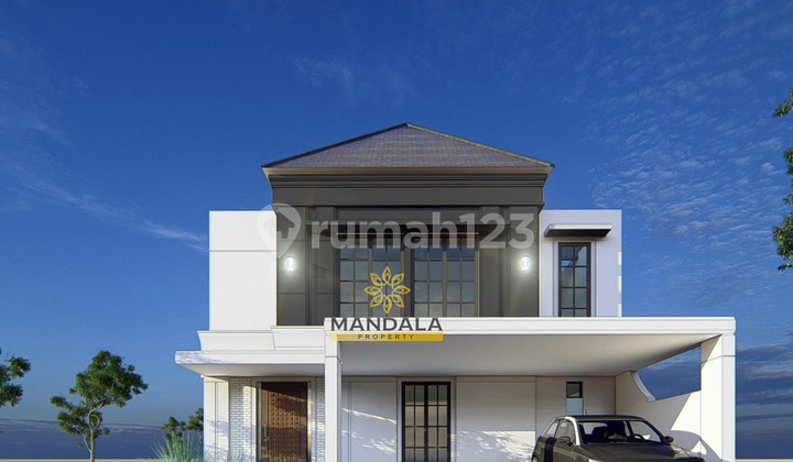 For Sale Modern Classic Corner House, Strategic Location - Kireina Park Cluster, Nusaloka BSD City 2