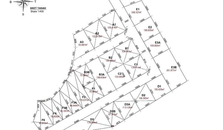 Tanah Kavling Siap Bangun, Strategis Hrg Promo Di Kebo Iwa Denbar