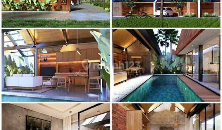 Dijual Villa Konsep Modern Tipe 80/135 Strategis Pivate Pool Hrg 1 M An Di Lodtunduh, Ubud, Gianyar 1