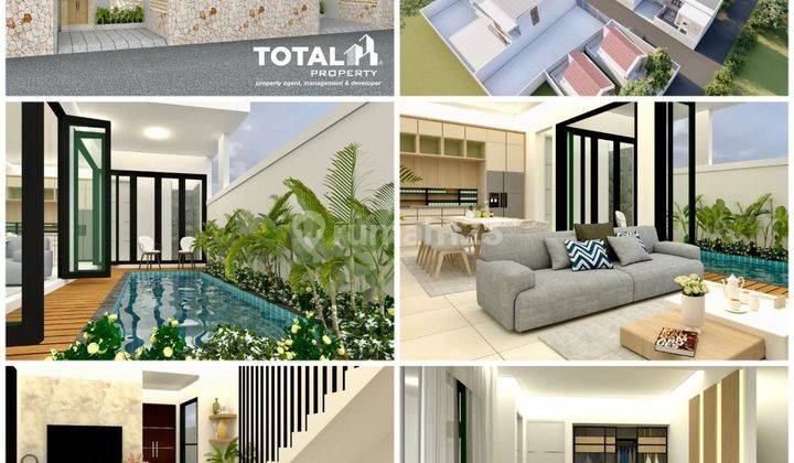 Dijual Villa 2 Lt Pool Free Pajak Hrg 2M-an @Tumbak Bayuh, Canggu 1