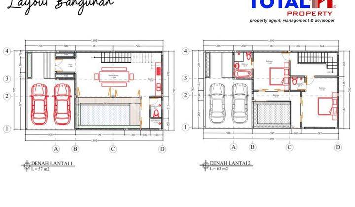 Dijual Villa 2 Lt Pool Free Pajak Hrg 2M-an @Tumbak Bayuh, Canggu 2