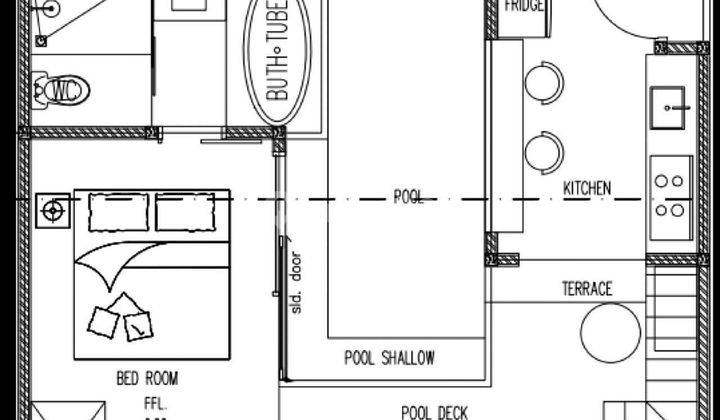 For Lease Villa One Gate System, Pool IDR 1 M-an di Mahendradatta 2