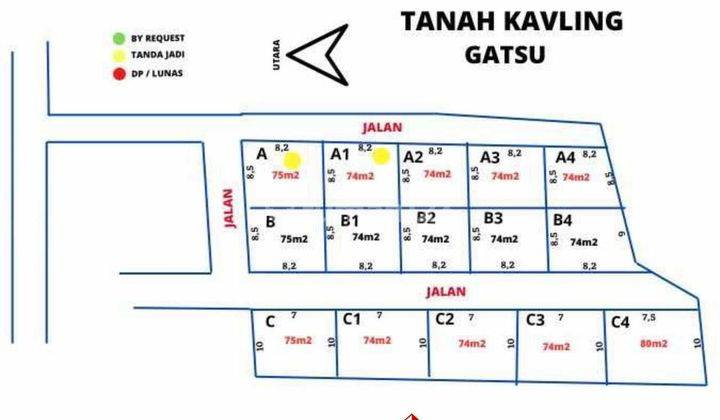 Dijual Tanah Kavling Siap Bangun Strategis 700 Jtan/are di Tonja 2