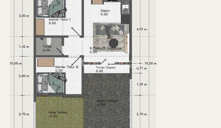 Rumah Baru Minimalis Ekonomis Mulai 600Jtan @Jimbaran dkt Udayana 2