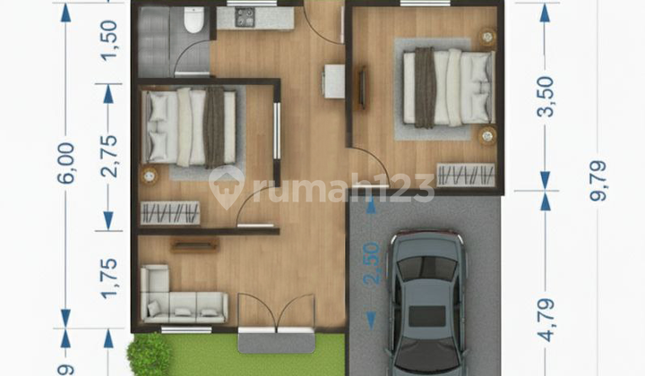 Minimalist Affordable House, Starting Price 600 Million @Antasura, Denut 2