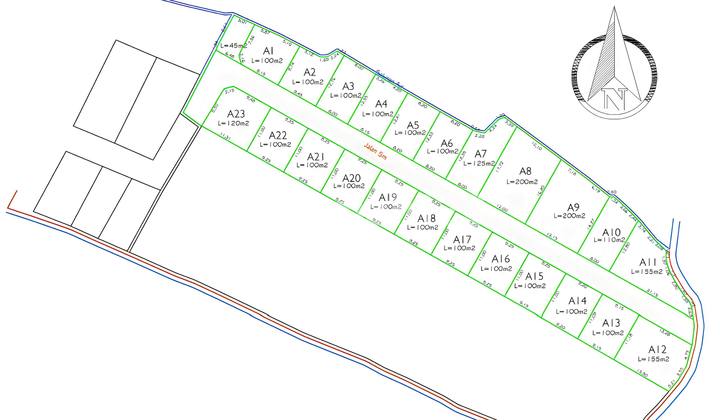 Tanah Kavling Villa Hrg Murah, @Pantai Nyanyi, Tabanan Dkt Canggu