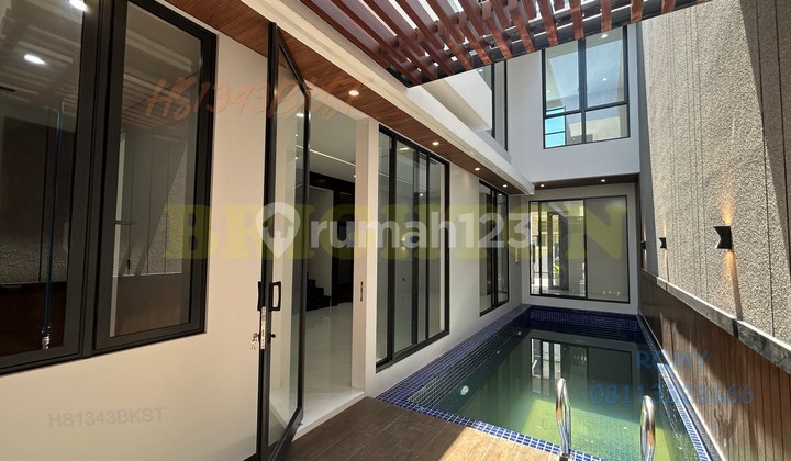 Rumah Pondok Nirwana Minimalis Modern dengan privat pool 2