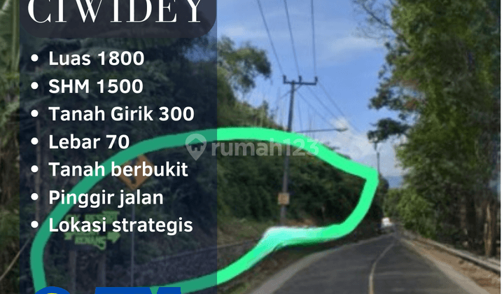 Tanah di Ciwidey, Bandung SHM 1.800 m² 2