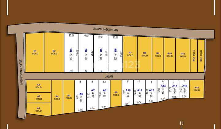 Tanah 267 m² Tepi Jalan Blabak Sawangan 4