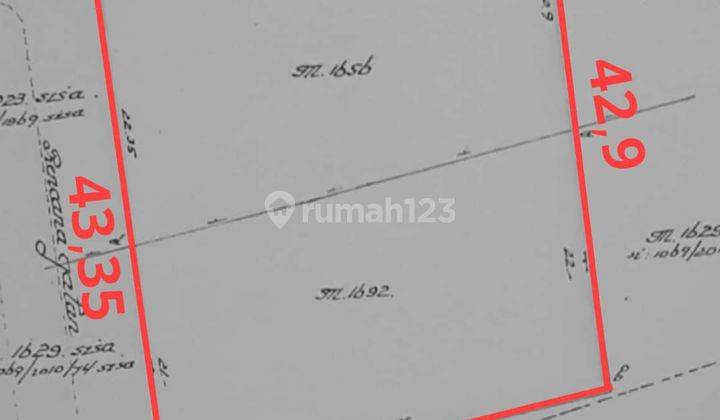 Tanah komersil,Bisa Untuk Di Bangun Rumah Tinggal Atau Pun Tempat Usaha SHM 2