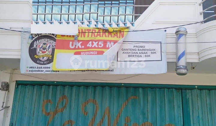 Shop House for Rent in Manukan Lor, Tandes, Surabaya 1