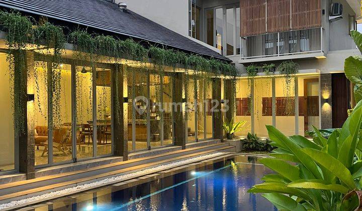 Rumah Modern Tropis Bintaro Jkt Furnished Siap Huni Akses Mudah