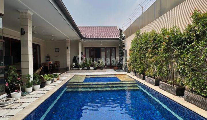 Rumah Mewah Cipete Hadap Barat Private Pool Strategis Akses Mudah 1