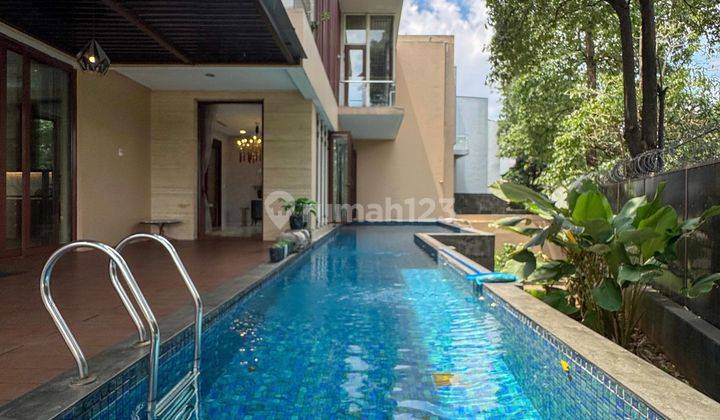 Rumah Mewah Tropical Modern Lokasi Premium Simprug Permata Hijau 1