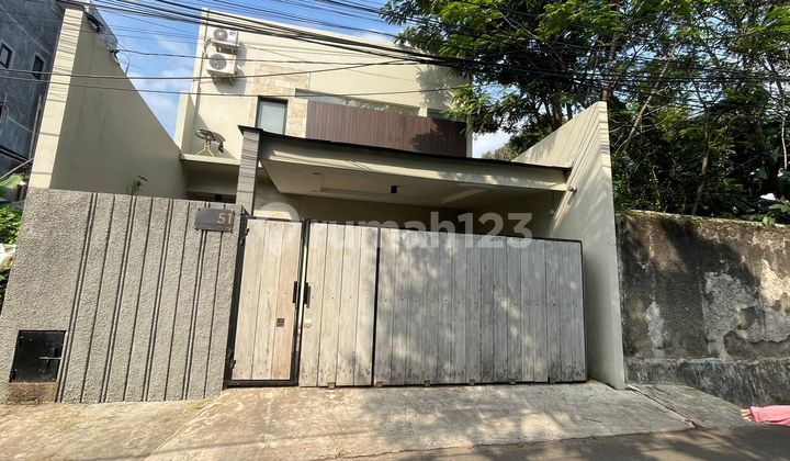 Rumah Modern Siap Huni Pejaten Barat Dekat Sekolah Gongaza Kemang