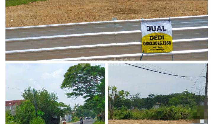 Jual/ Sewa MURAH tanah di Raya Cerme, Gresik, Jawa timur. 5 km dari Toll Manyar 1