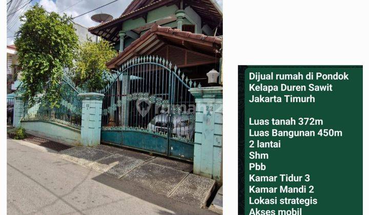 Rumah Dijual Pondok Kelapa Jakarta Timur 2