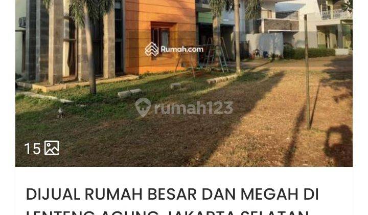 Dijual Rumah Besar Dengan Halaman Luas. 1