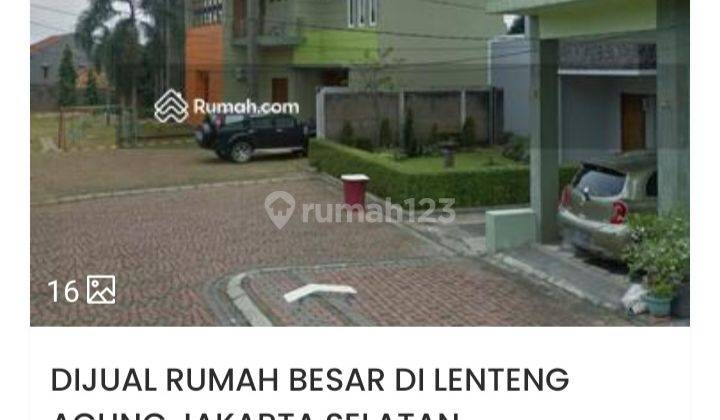 Dijual Rumah Besar di Lenteng Agung Jakarta Selatan. 1