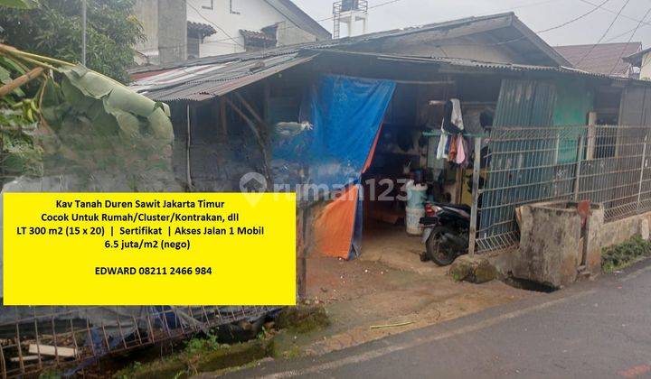 Tanah Murah Jarang Ada!! Nyaman Strategis... Duren Sawit Jakarta Timur  1