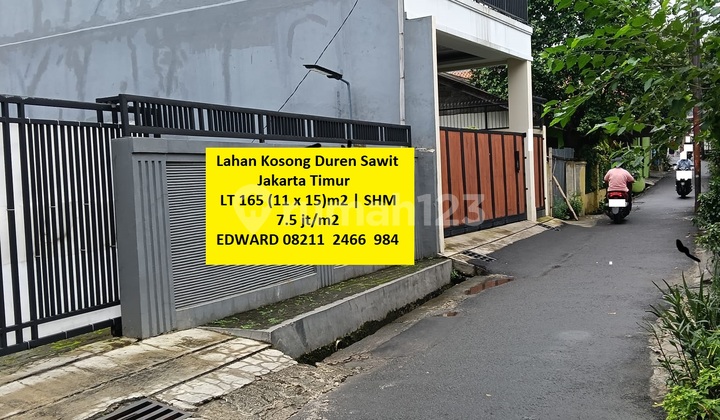 Cheap Land!! Strategic Investment Profitable. Duren Sawit, East Jakarta