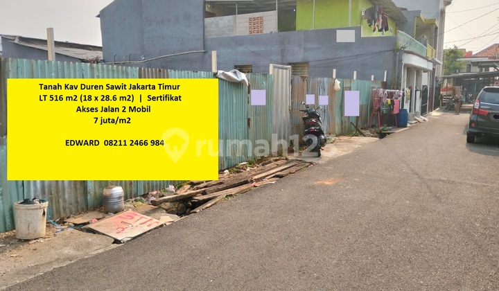 Tanah Luas Murah Lokasi Jakarta Jarang Ada! Duren Sawit Jakarta Timur Tanah Luas Murah Lokasi Jakarta Jarang Ada! Duren Sawit Jakarta Timur