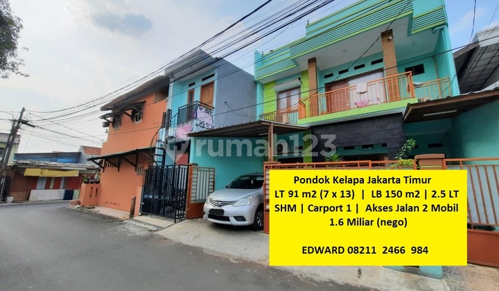 Harga Terjangkau Strategis Nyaman Lok Jakarta! Pondok Kelapa Jakarta Timur