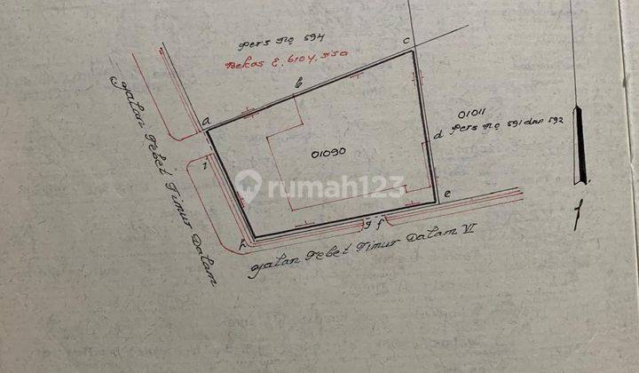 Dijual Rumah Tua Hitung Tanah di Tebet Timur Dalam Posisi Hoek  2