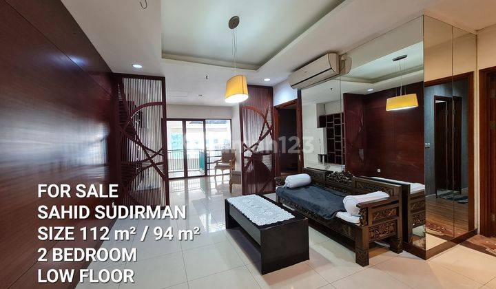 Dijual Apartemen Sahid Sudirman Residence 2 BR Size 112 M2  1