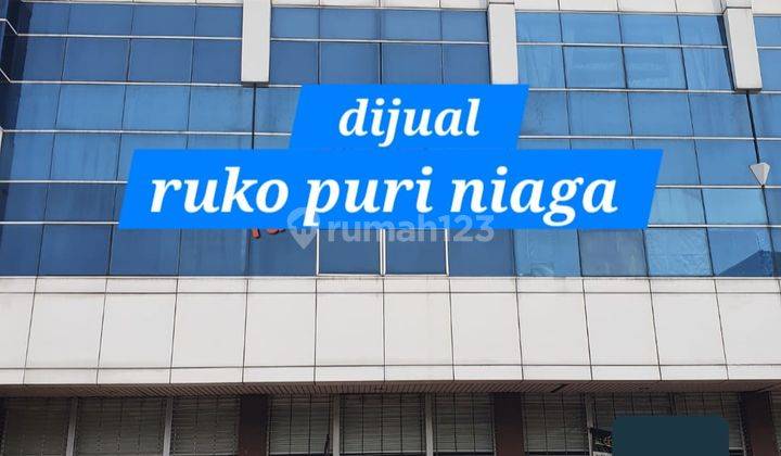 Dijual Ruko Siap Huni di Puri Niaga Kembangan 3 Lantai Dlm Komplek 1