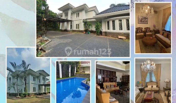 Dijual Rumah di Kebayoran Baru Lt 1026 , 2 Lantai Ada Pool  1