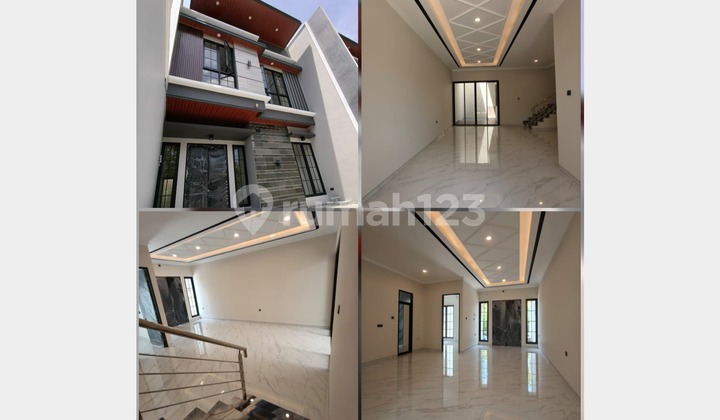 Rumah 2 Lantai, Minimalis Kontemporer di Galaxy Bumi Permai, SBY