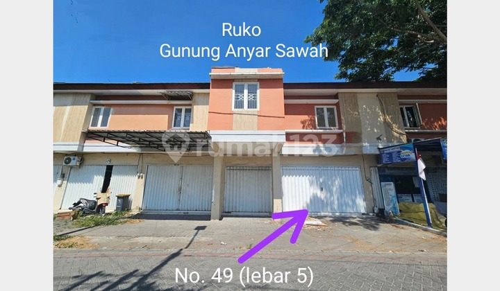 2 Unit Ruko di Jalan Raya Gunung Anyar Sawah, Ciamiik di Surabaya