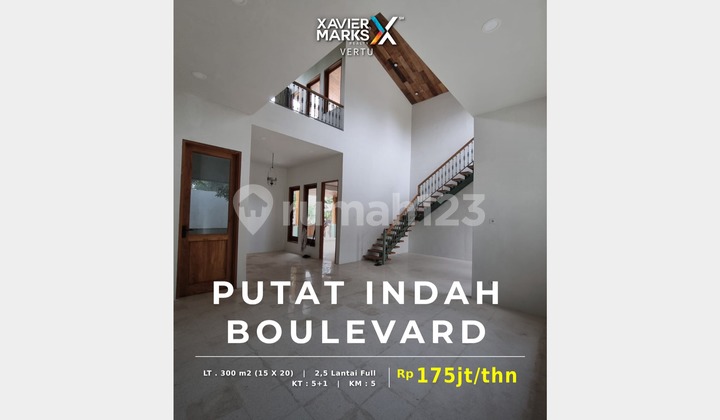 Rumah baru gress, super mewah dan artistik, Putat Indah Boulevard