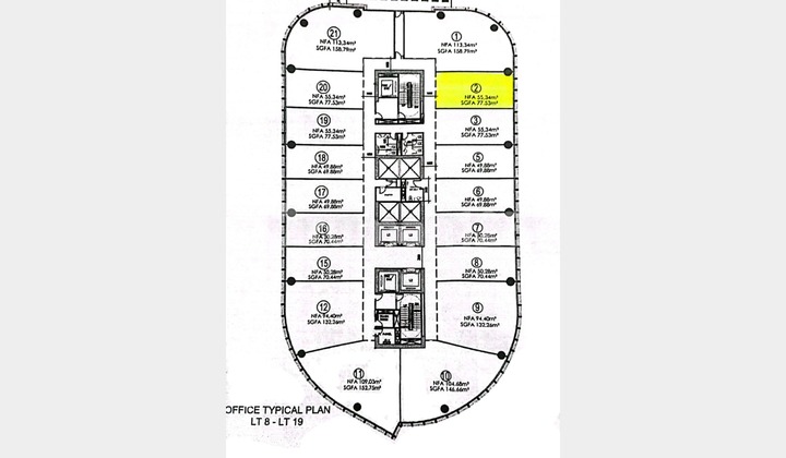 Office Tower di Ciputra World Apartemen, Strategis di Surabaya